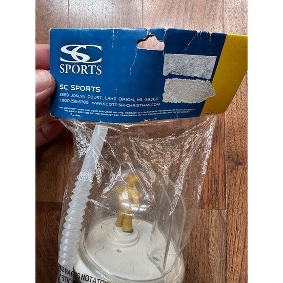 RARE NEW Vintage Penn State Nittany Lions Travel Cup‎ Mug Dancing Lion Wind Up - Picture 5 of 8